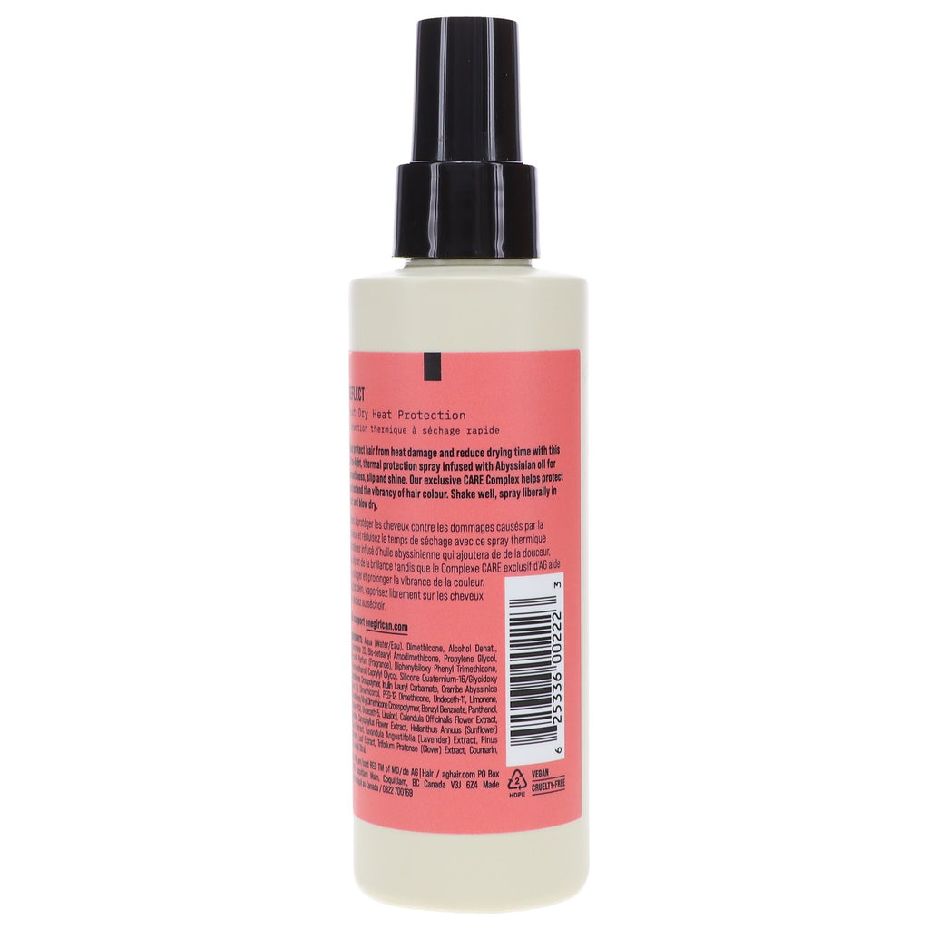 Heat Protectant Spray for Hair - Fast-Dry, Moisturizing, 5 oz