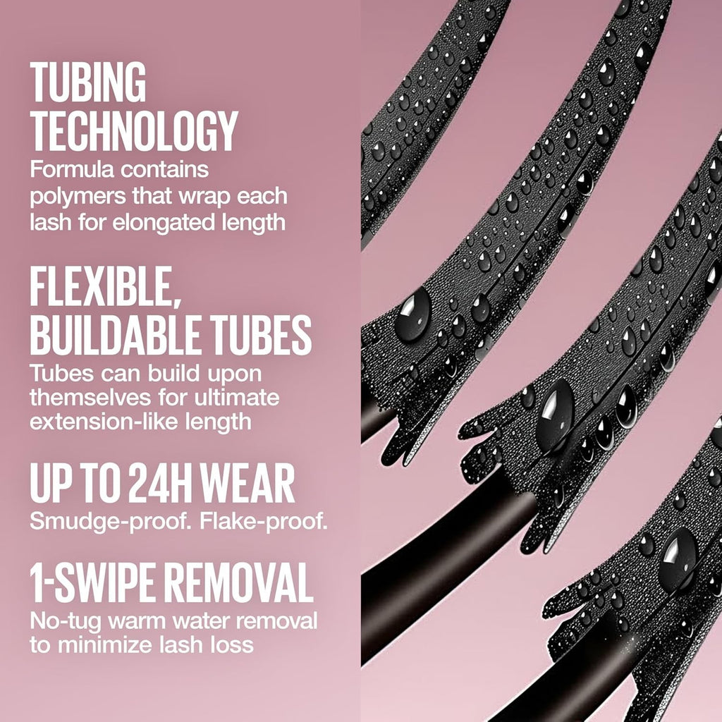 Maybelline Sky Tubes Tubing Mascara - Lengthening & 24HR Waterproof