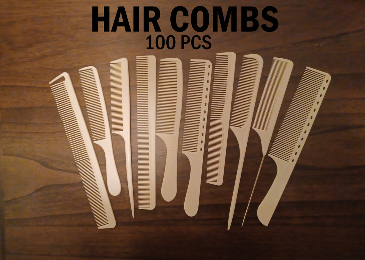 100-Pack Hair Combs for Styling, Detangling & Grooming All Hair Types