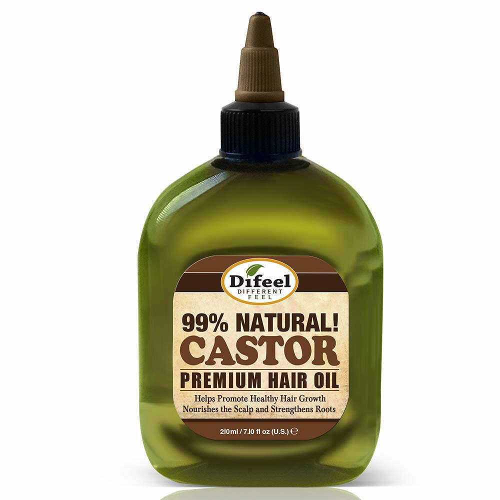 Castor Oil Hair Growth Oil - Natural Moisturizer for Dry & Thinning Hair (4 Pack)