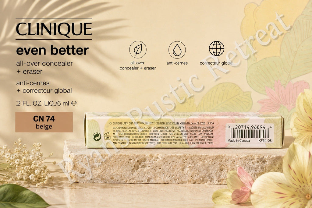 Concealer + Eraser, 0.2 oz, CN 74 Beige – Full Size, New