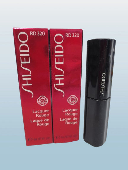 Shiseido Lacquer Rouge RD320 0.2 oz - Set of 2
