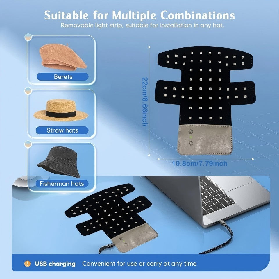 Red Light Therapy Hair Growth Cap 660nm & 850nm for Hair Loss & Regrowth