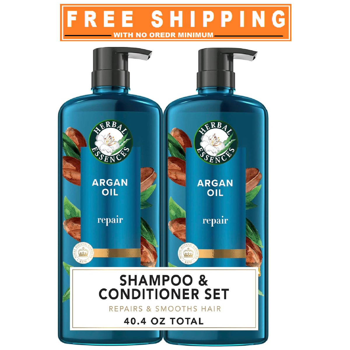 Herbal Essences Argan Oil of Morocco Shampoo & Conditioner Set - 20.2 Fl Oz 2 Pack