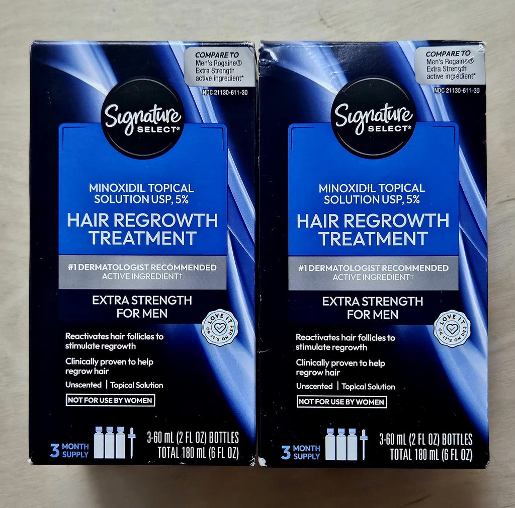 Men's Hair Regrowth Treatment Extra Strength - 2 Pack
