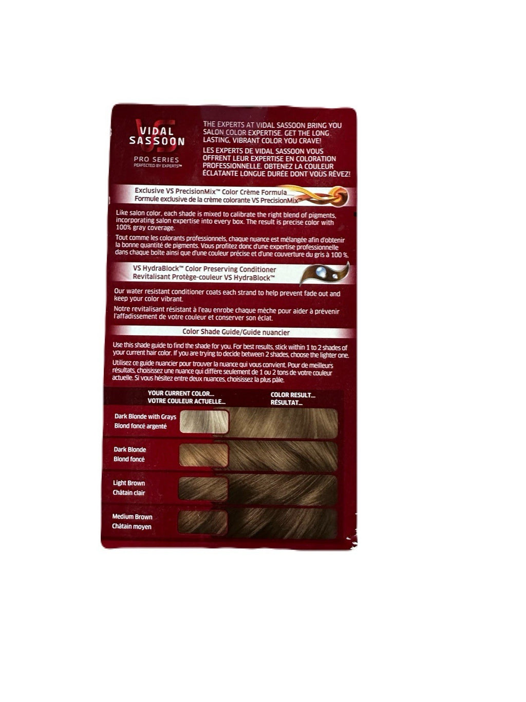 Vidal Sassoon Vibrant Color Pro Series 7C Dark Cool Blonde Hair Dye