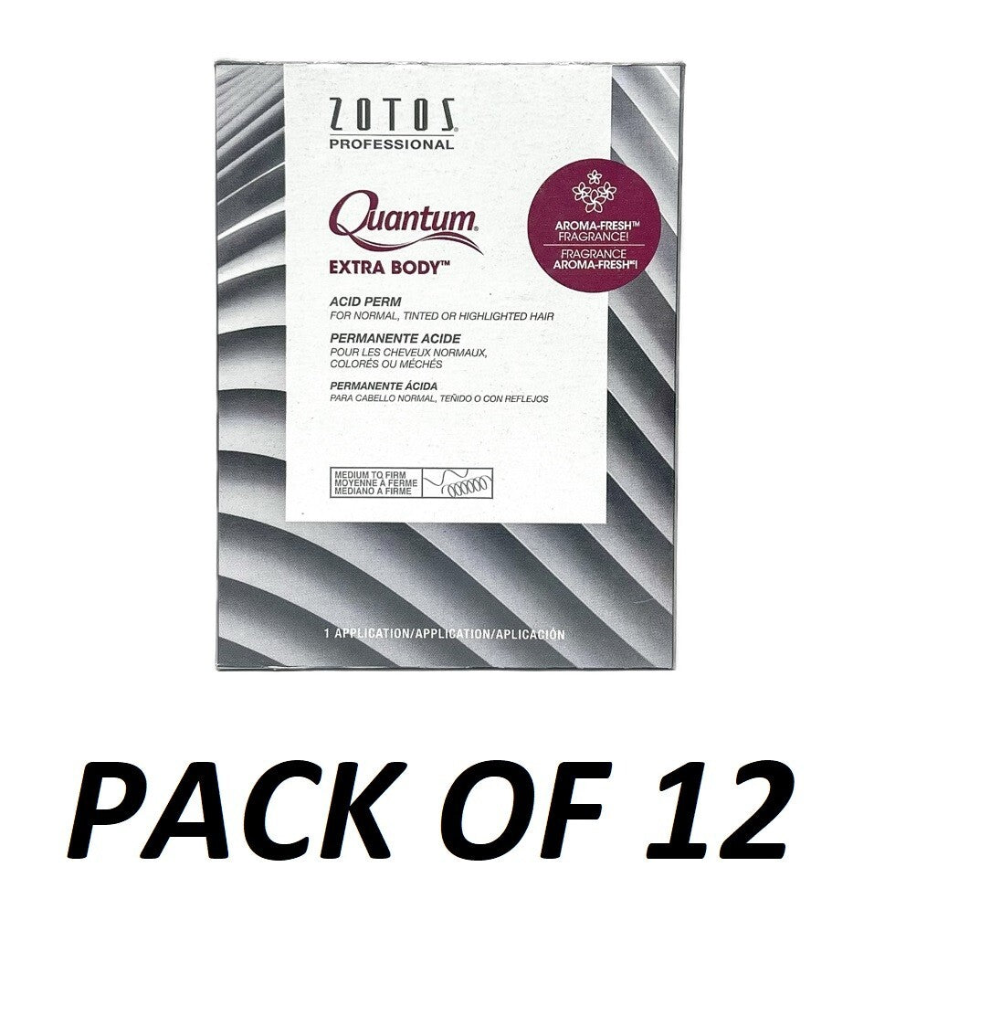 Quantum Extra Body Acid Permanent Hair Treatment Pack of 12