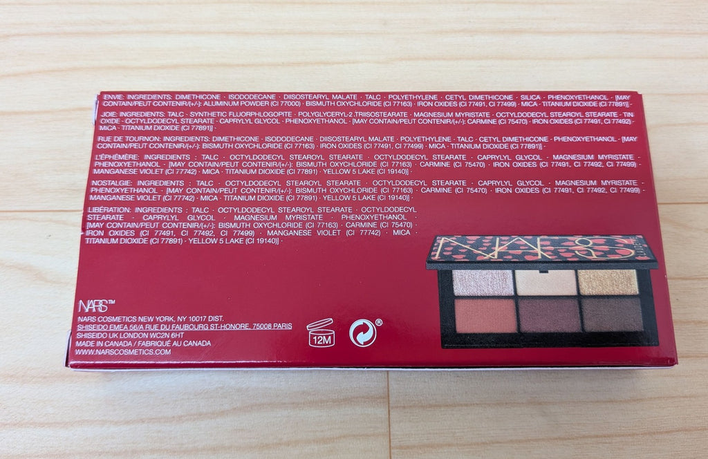 NARS Claudette St Germain Des Pres Eyeshadow Palette - Limited Edition, 6 Shades
