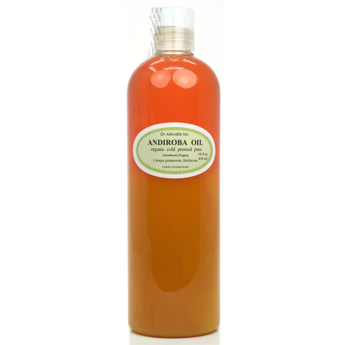 Organic Cold Pressed Andiroba Oil - 16 OZ Pure Natural Skin & Hair Care