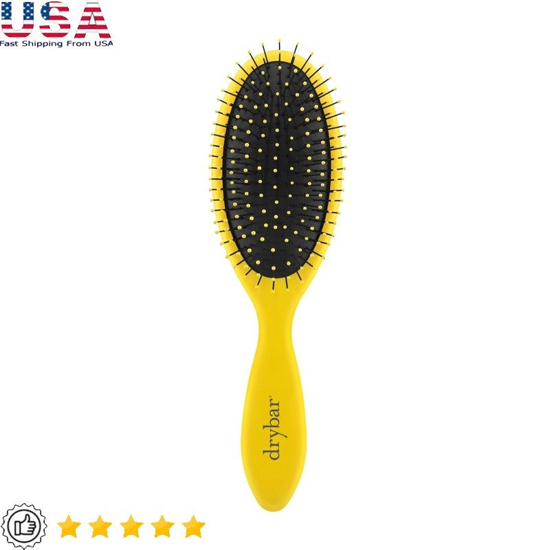 Super Lemon Drop Detangling Hair Brush with Flexible Bristles for All Hair Types