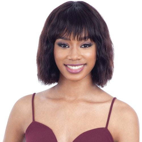 Brazilian Unprocessed Human Hair Wig - Melody Style, Natural Color
