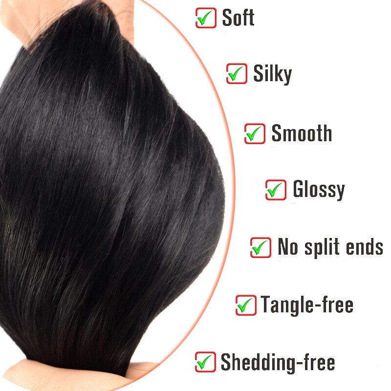 Remy Human Hair Extensions Nano Ring Bead Set - Multiple Lengths & Colors