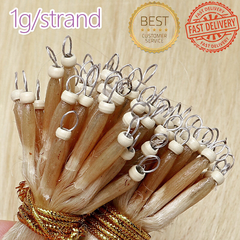 Nano Ring Hair Extensions - Remy Human Hair Bead Link Ombre Styles
