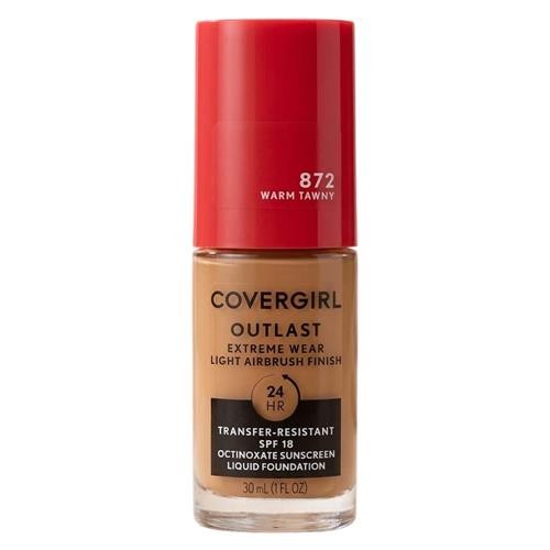 Full Coverage Liquid Foundation SPF 18 - 24HR Wear, Warm Tawny 1oz