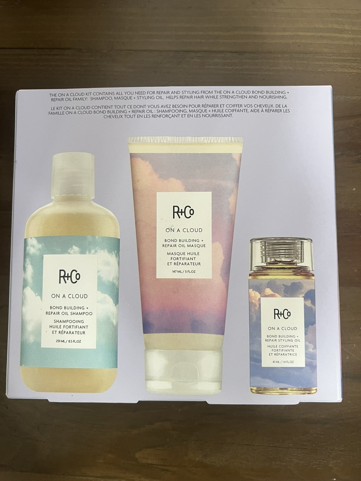 Hair Repair Kit with Shampoo, Masque & Hair Oil for Damaged Hair