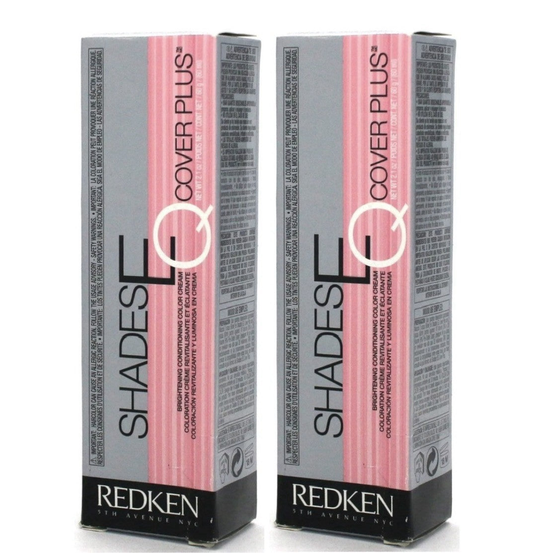 2 Pack Demi Hair Color Tubes - Redken Shades EQ Cover Plus - All Shades