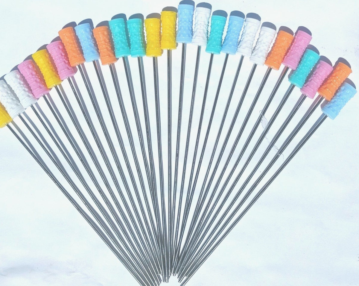 Natural Hair Pins Pack of 25 - 4.5 Inch Metal Hourglass Style Hair Clips