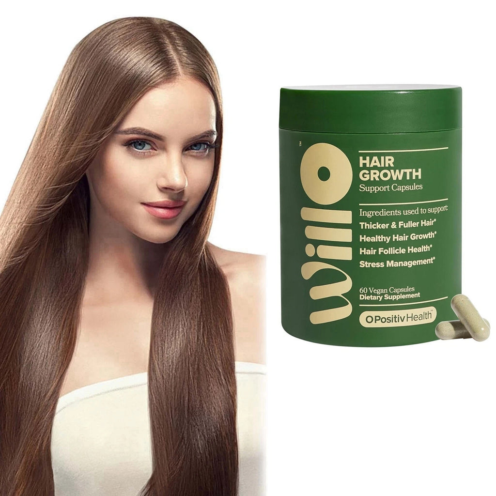 Hair Growth Support Capsules for Women - Thicker, Fuller Hair, 60 Count