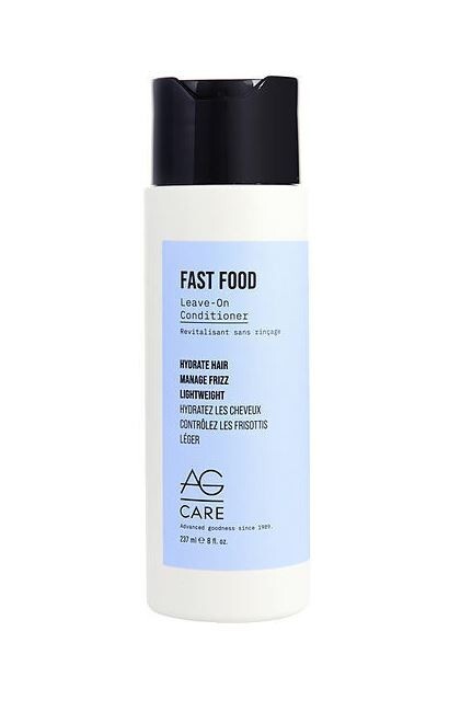 Fast Food Leave-On Conditioner 8 Oz - Nourishing Hair Detangler & Moisturizer