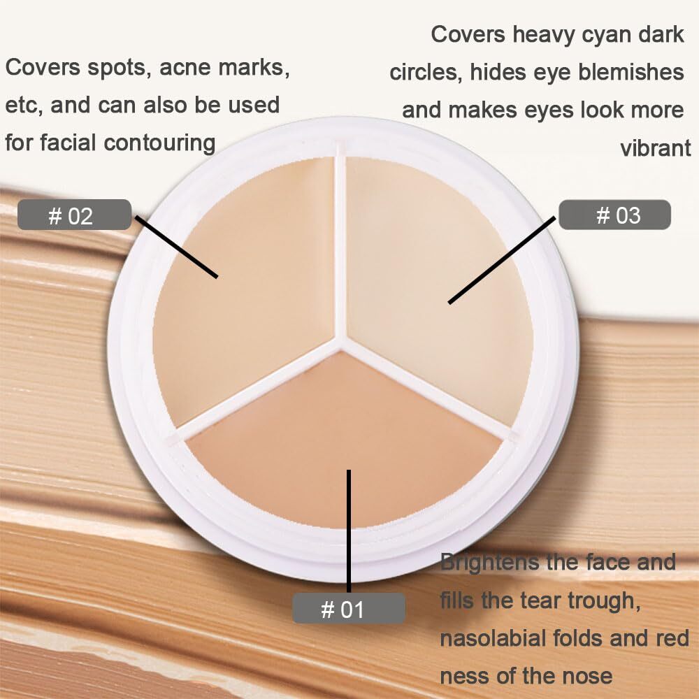 12 Color Conceal Correct Cream Contour Makeup Palette for Mature Skin