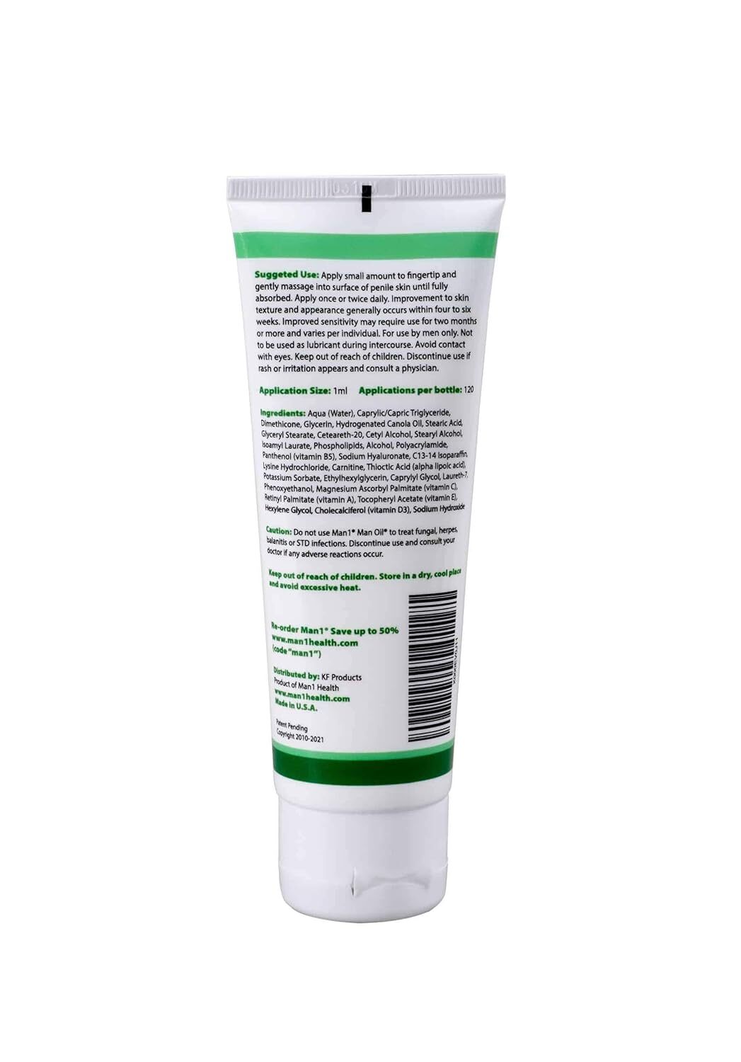 Penile Moisturizer for Sore Skin Relief - 4oz Non-Greasy Formula