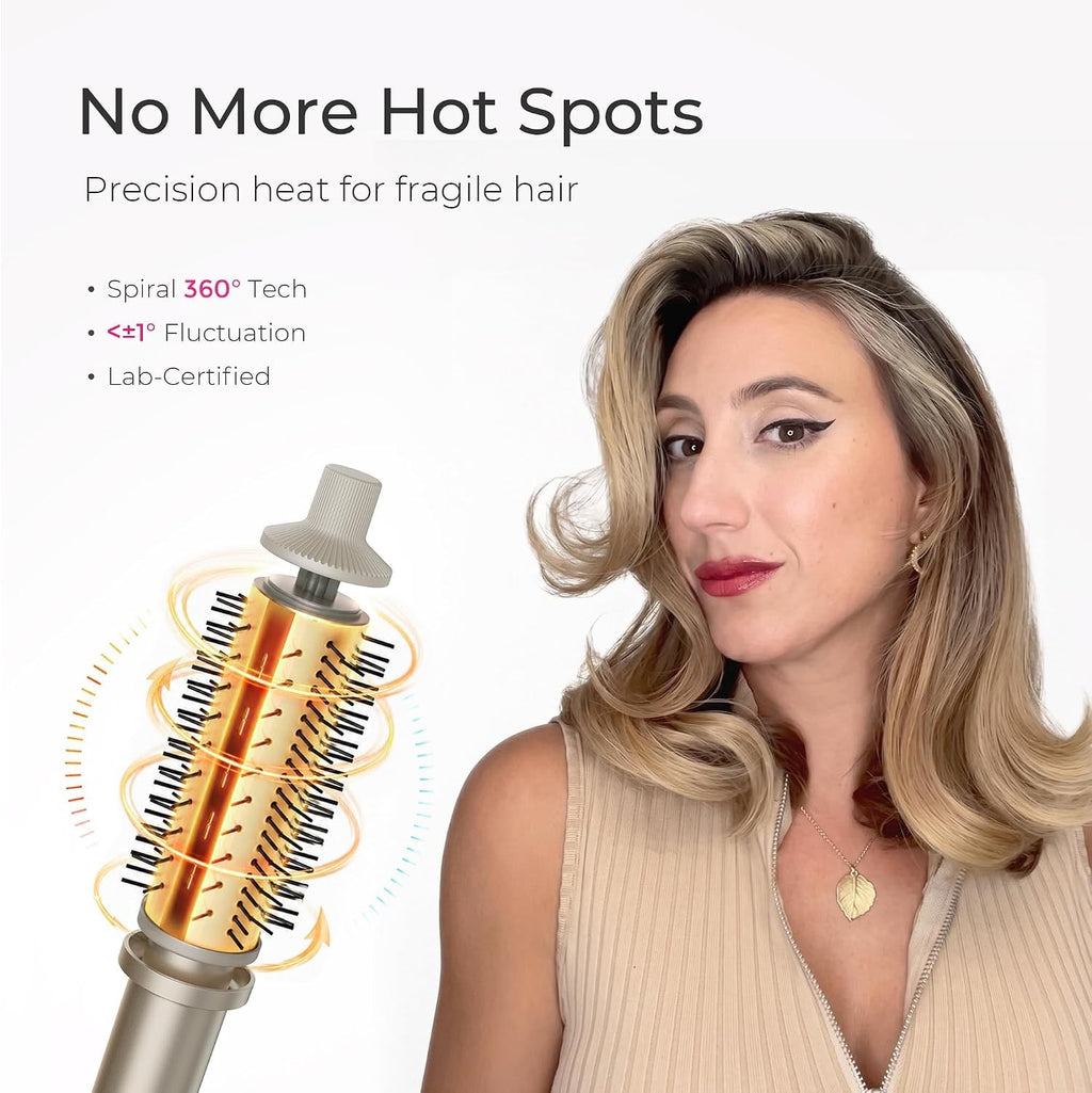 Thermal Round Hair Brush 1.5 Inch Curling & Volumizing Hot Styling Tool