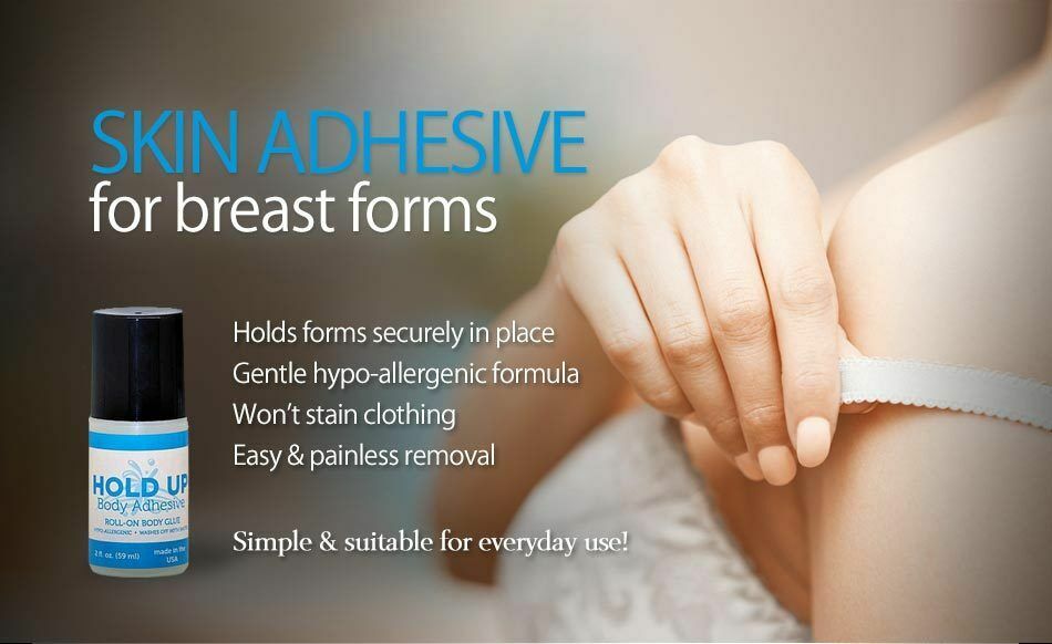 Body Adhesive for Socks & Garments, Roll-On, 3 Pack - Skin-Friendly & Long-Lasting