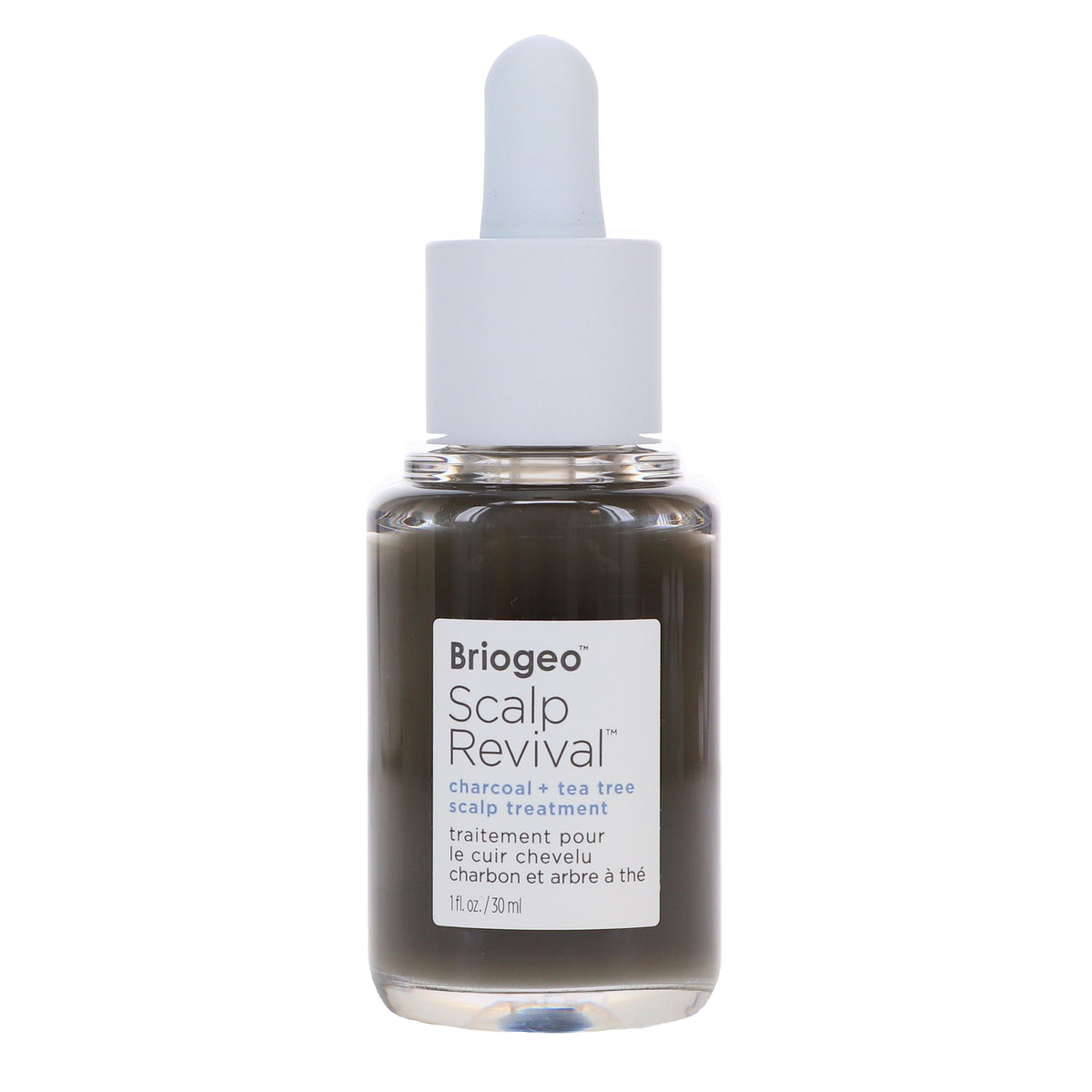 Scalp Treatment with Charcoal & Tea Tree - 1 oz for Dry Flaky Skin