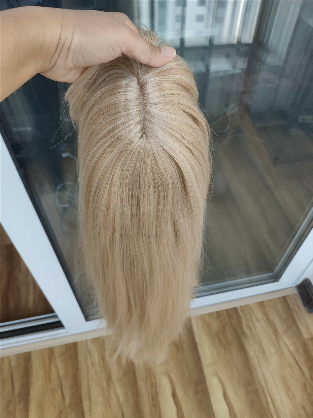 Blended Blonde Cosplay Wig with Bangs - Heat Resistant Synthetic Hair, Long Straight