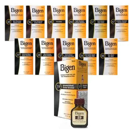 Hair Color Powder - Chocolate Brown, Gray Coverage, Ammonia-Free, 12 Pack