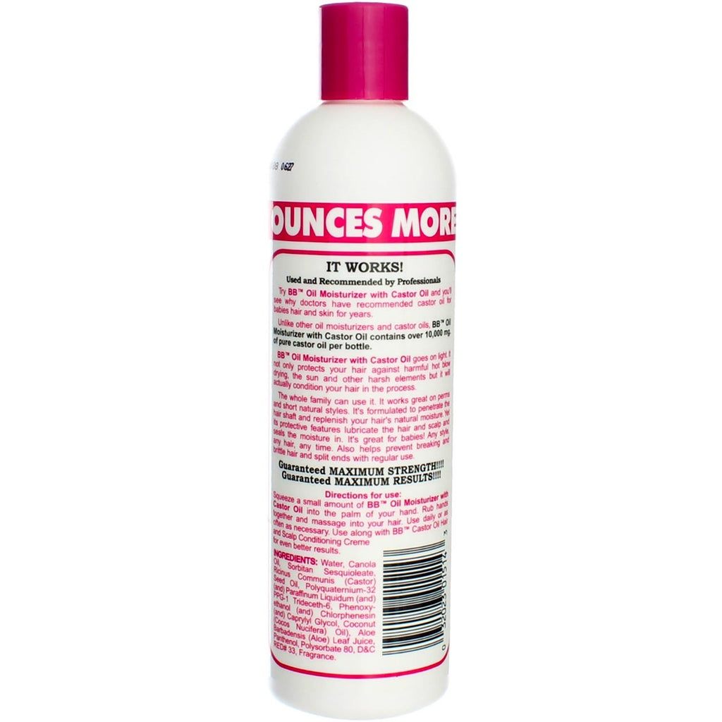 4 Pack Hair Moisturizer with Castor Oil & Aloe for All Hair Types