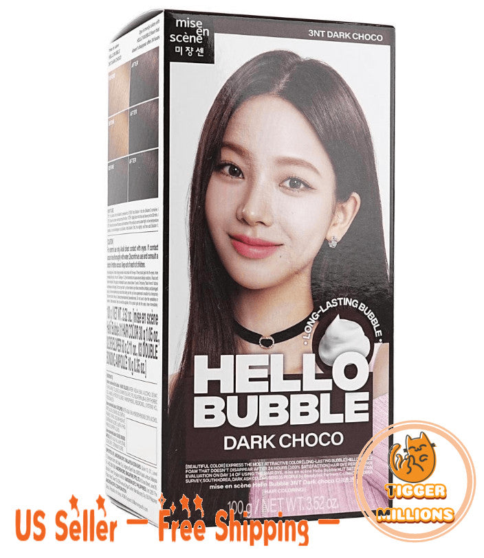 Hair Dye Dark Choco Bubble Hair Color for Korean Style Hair Coloring