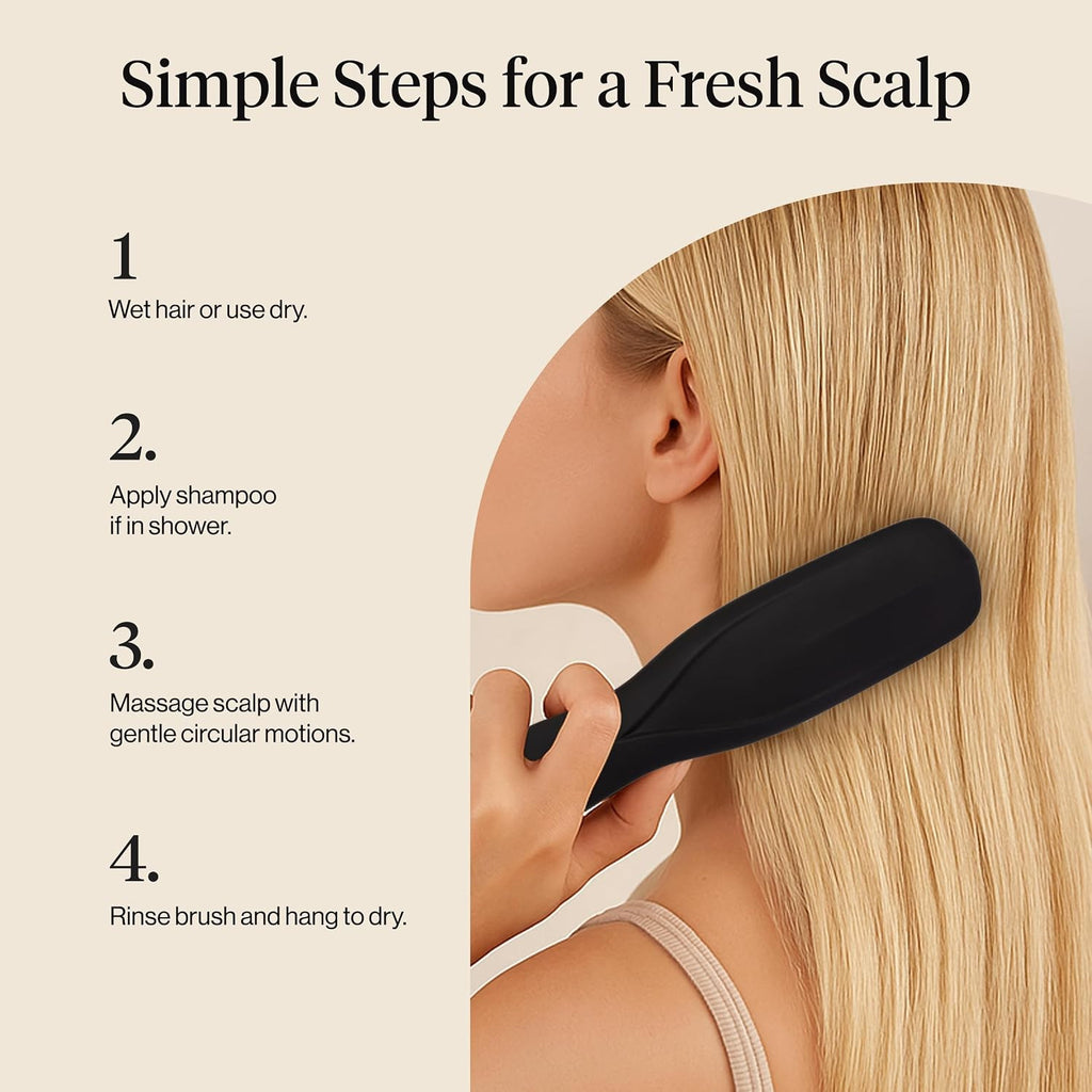 Scalp Renewal Hairbrush & Scalp Massager for Hair Growth & Exfoliation