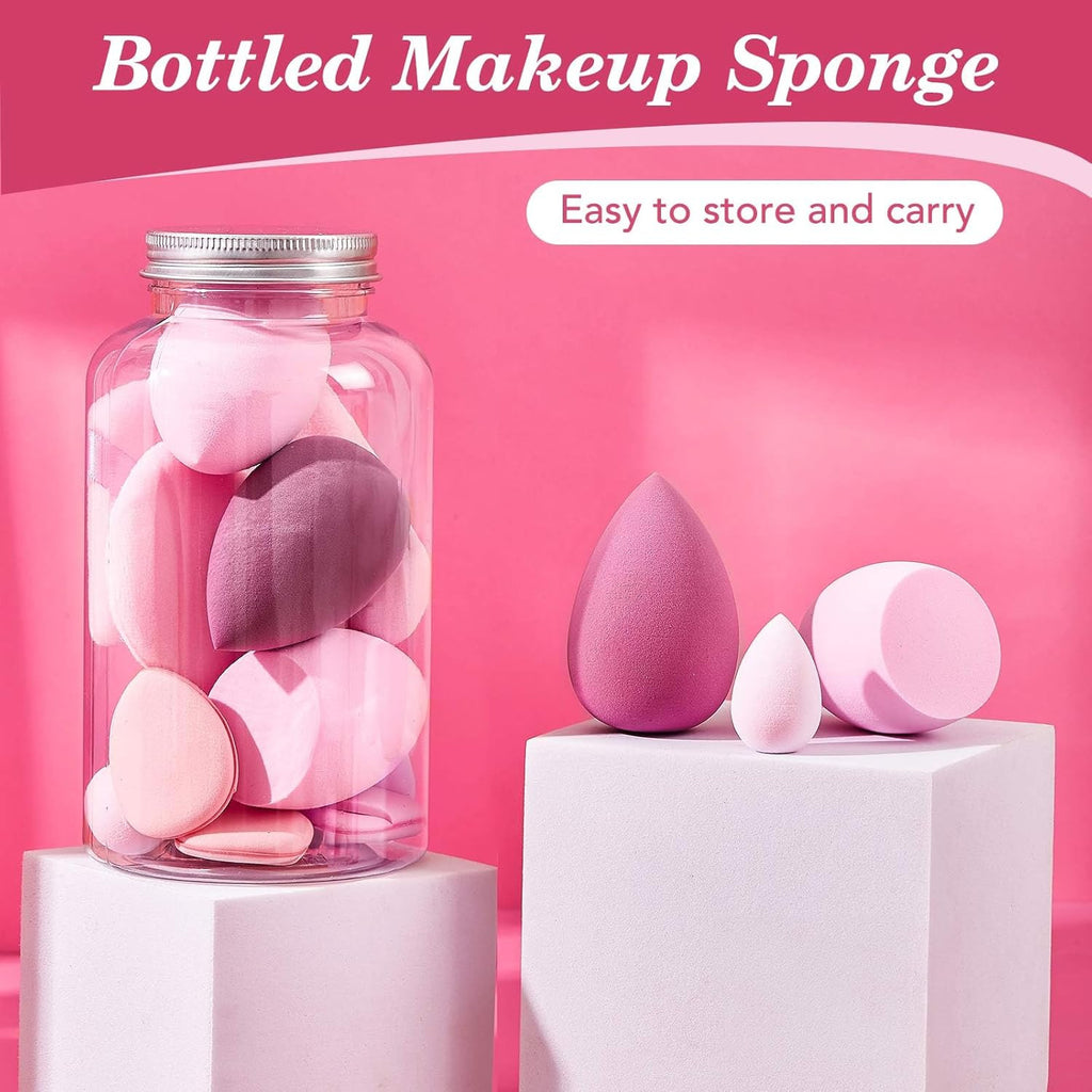 14PCS Makeup Sponge Set for Flawless Foundation Blending - Sensitive Skin Friendly