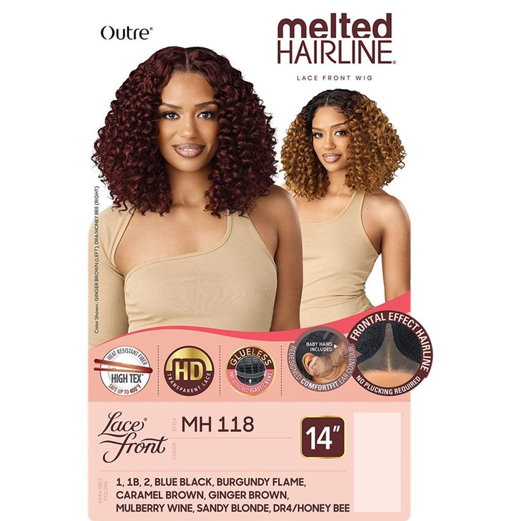 Synthetic HD Lace Front Wig with Melted Hairline - Multiple Colors