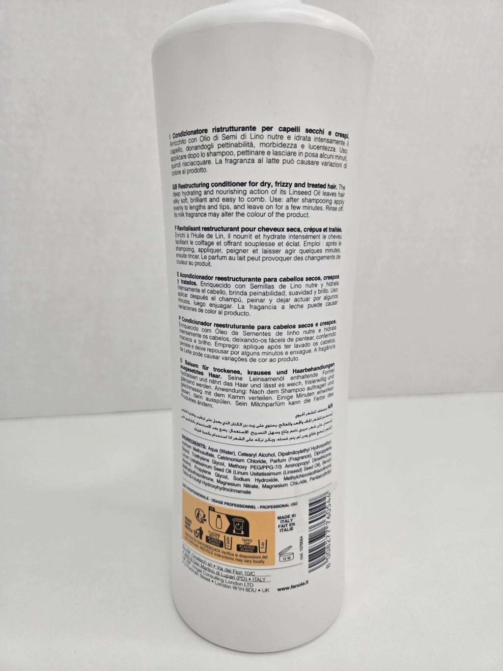 Fanola Nourishing Hair Conditioner 2 Pack 1000ml Deep Hydrating Repair