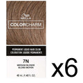 Permanent Hair Dye Liquid Medium Blonde 7N/711 Pack of 6 - Vibrant Fade-Resistant