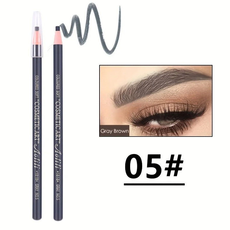 Eyebrow Pencil Natural Smudge Proof No Sharpening Brow Pen - Multiple Colors