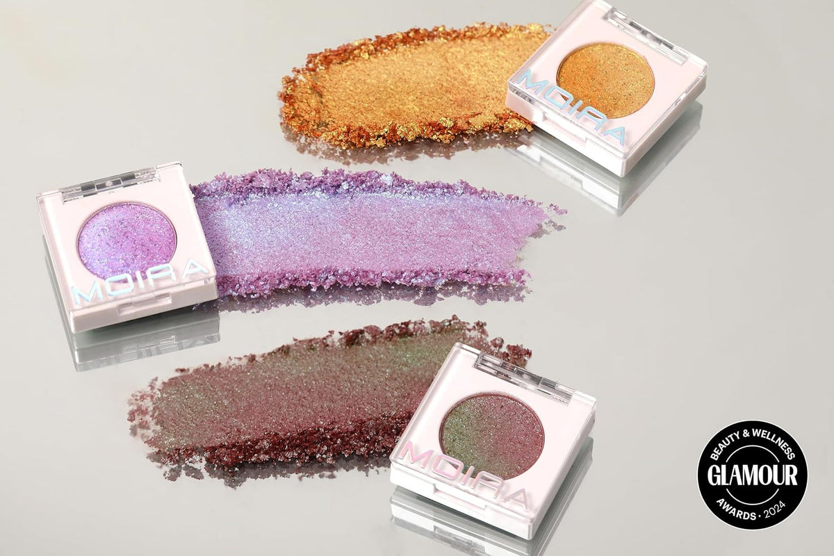 Metallic Eye Shadow - Highly Pigmented Foil Finish with Glitter
