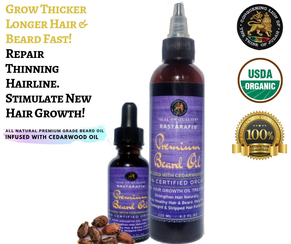 Premium Beard Oil for Fast Growth & Conditioning - All Sizes