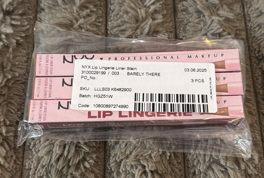Lip Liner Stain Felt Tip Barely There – NYX Lip Lingerie Lot of 3