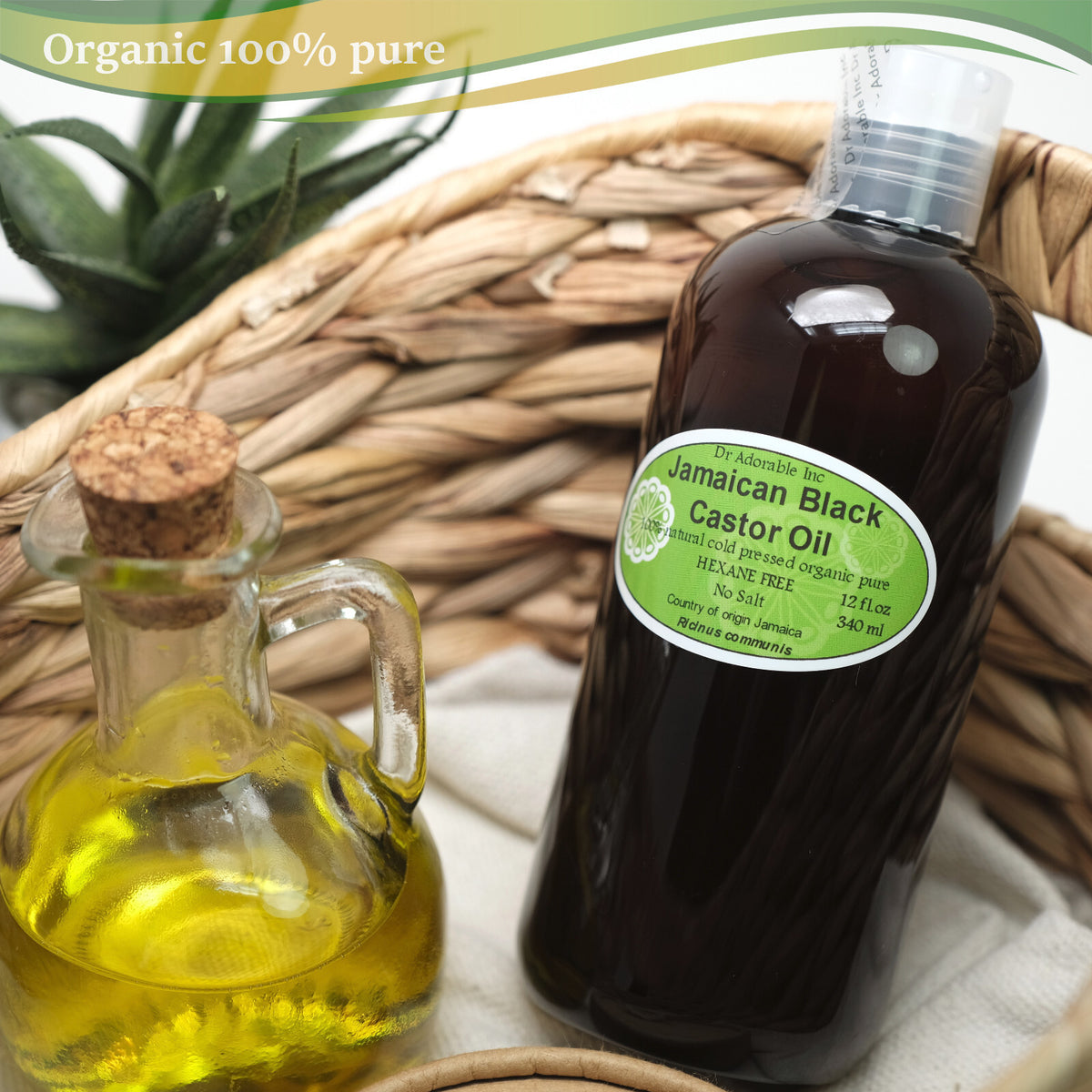 24 oz Jamaican Black Castor Oil for Hair Growth & Repair - Pure Organic