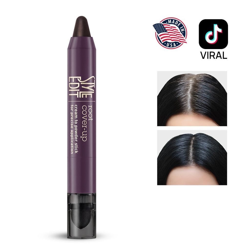 Root Coverup Stick Dark Brown Hair Concealer for Gray Coverage