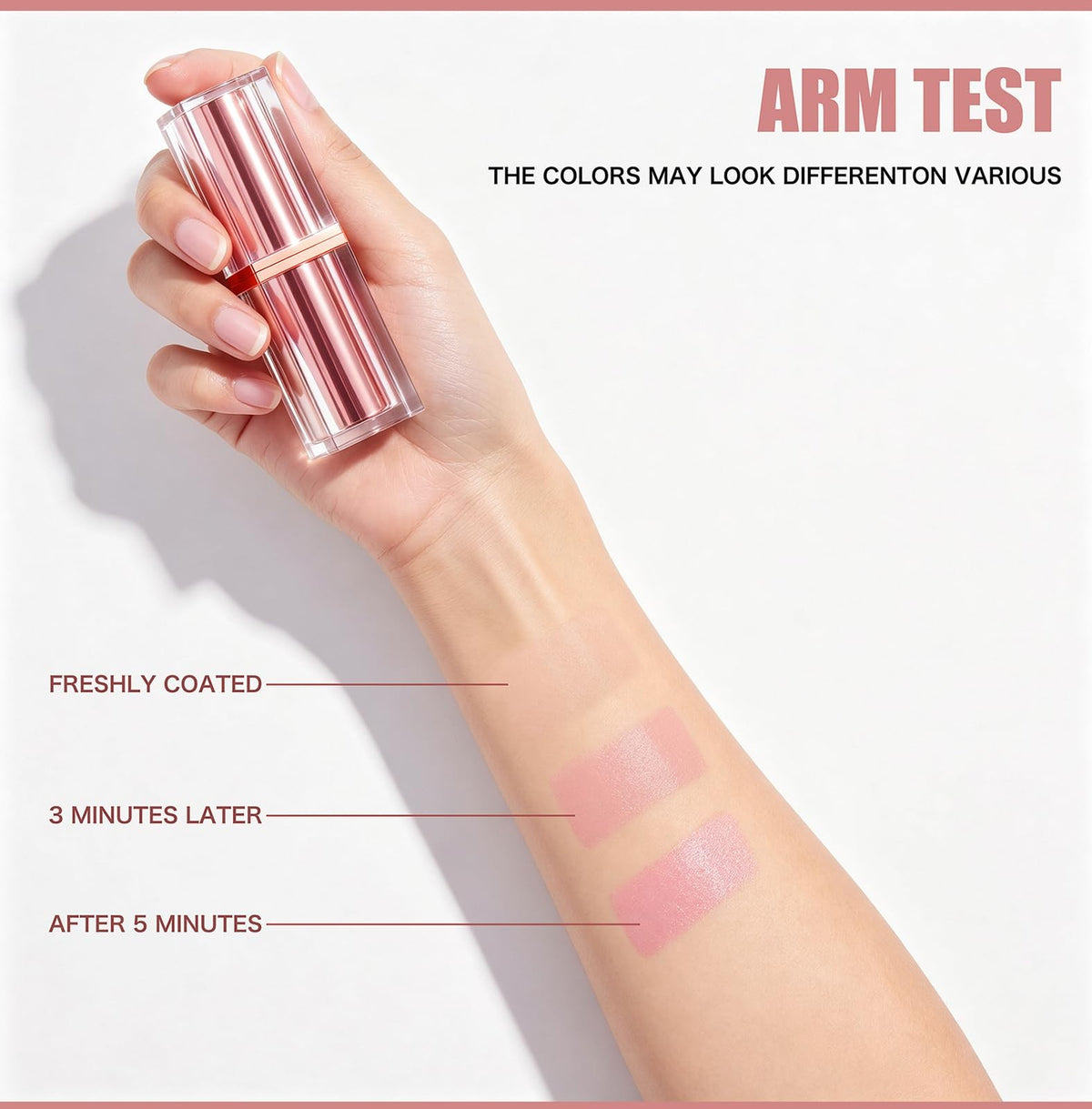 Color Changing Lipstick for Mature Lips – Hydrating, Long-Lasting Color (1pc)