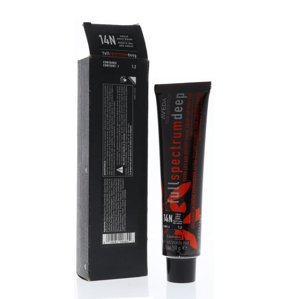 Deep Creme Hair Color for Dark Hair - Natural Blonde 14N 80g
