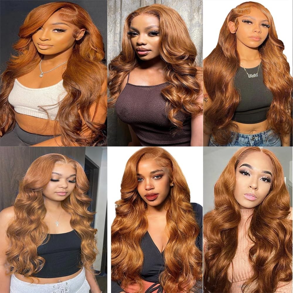Brazilian Virgin Hair Body Wave Extensions - Light Brown 24-28 Inch