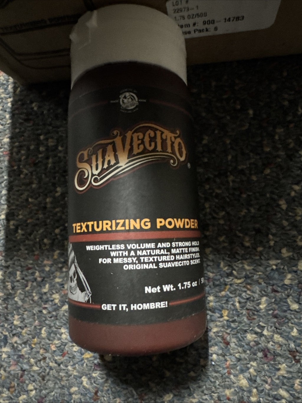 6 Pack Suavecito Texturizing Hair Powder 1.75 oz for Styling & Volume