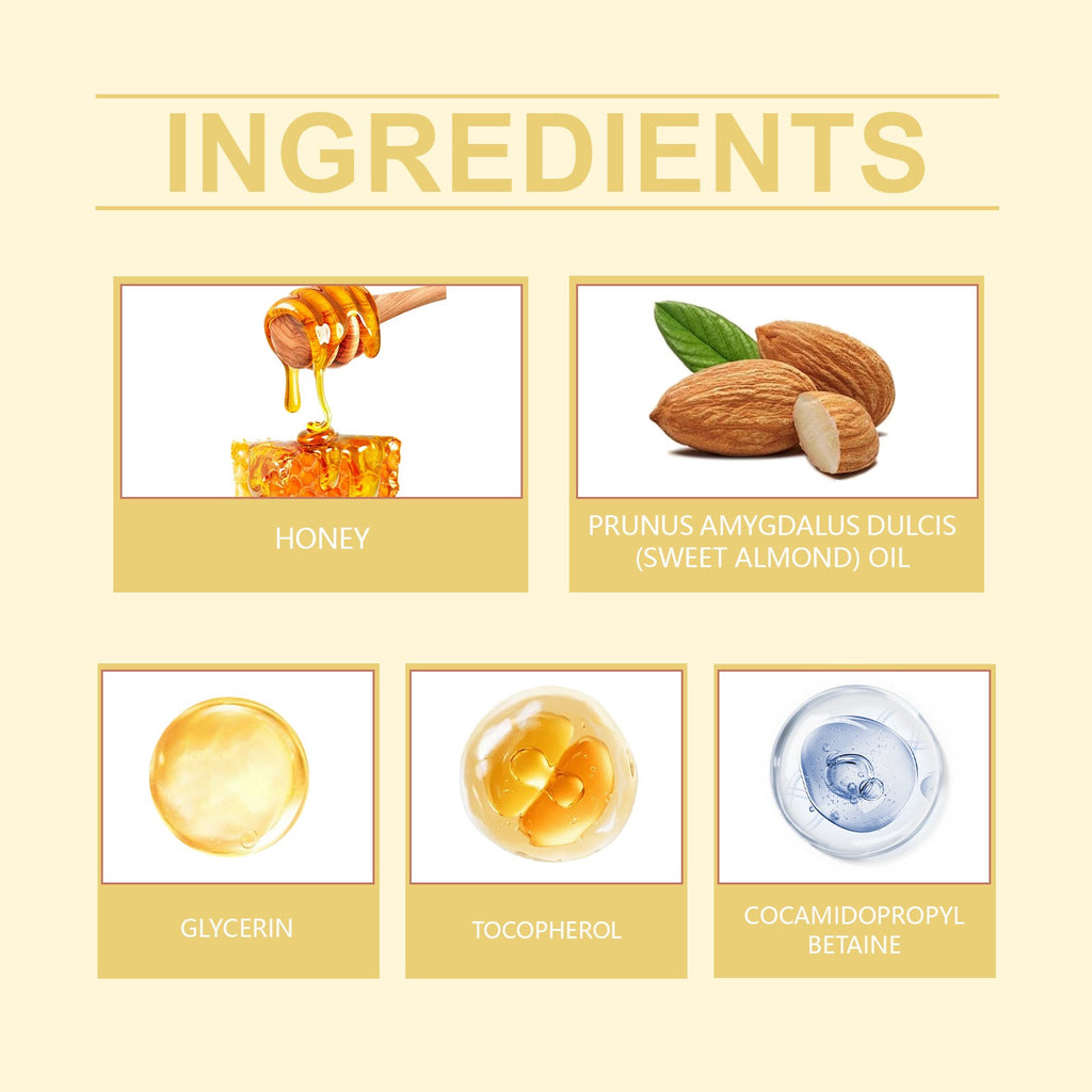 Almond Honey Nourishing Hair Shampoo - Moisturizing & Shine Enhancing