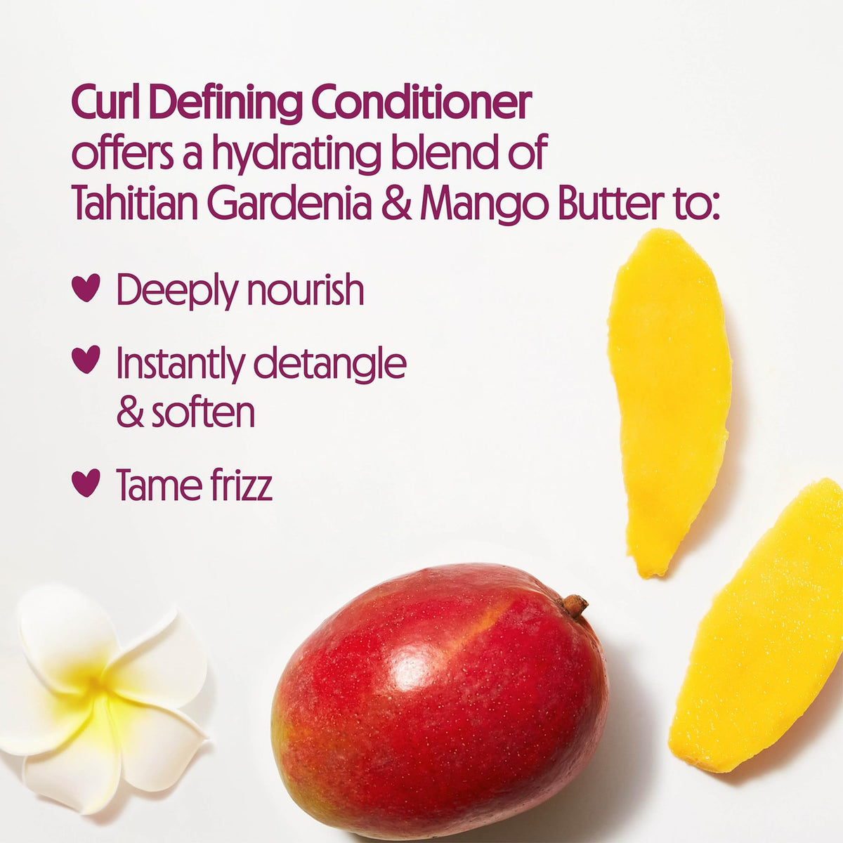 Curly Hair Shampoo & Conditioner Set - Peach Coconut Fragrance, 15.2 Fl Oz Pack of 2