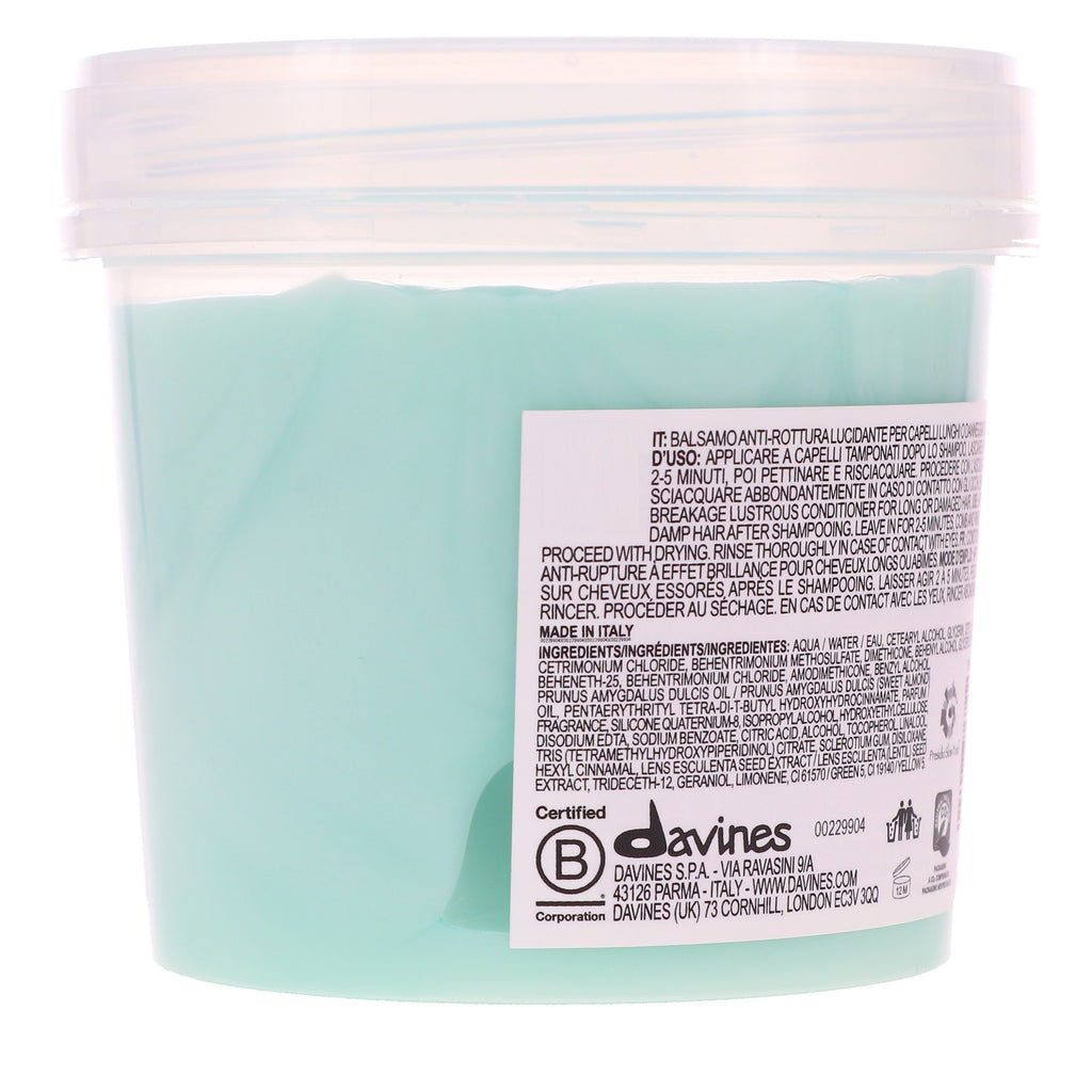 Davines MELU Anti-Breakage Hair Conditioner 8.83 oz for Damaged & Fragile Hair